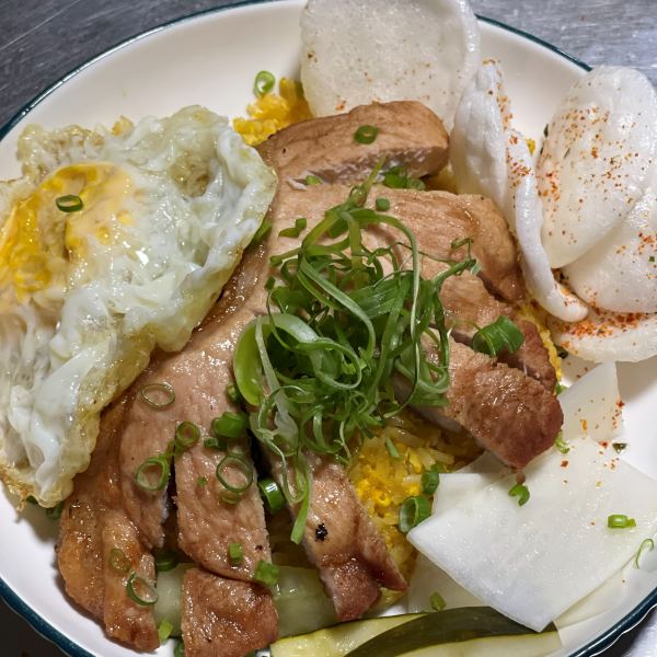 Pork Loin Fried Rice